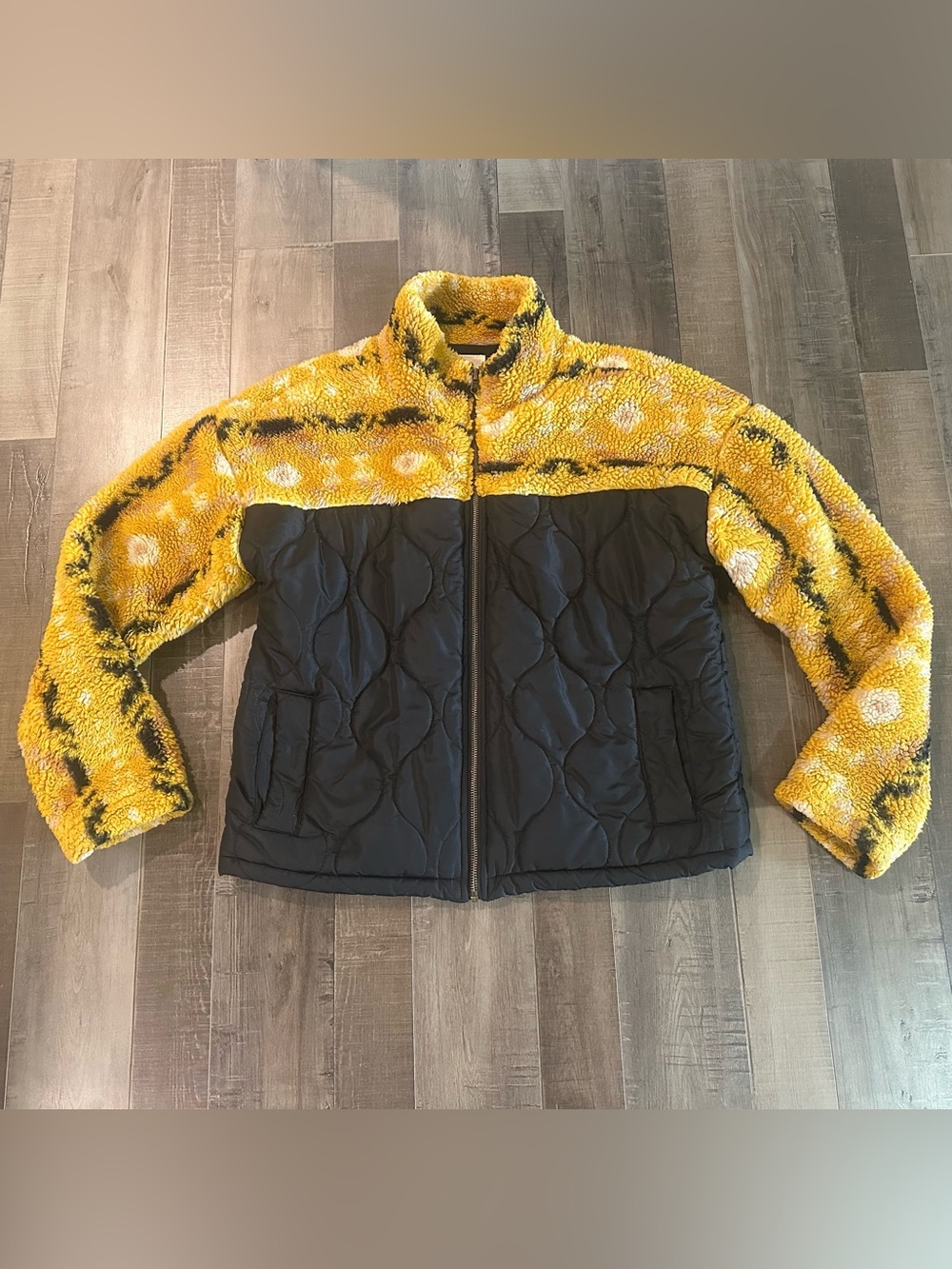 Mixed Media Fleece Jacket